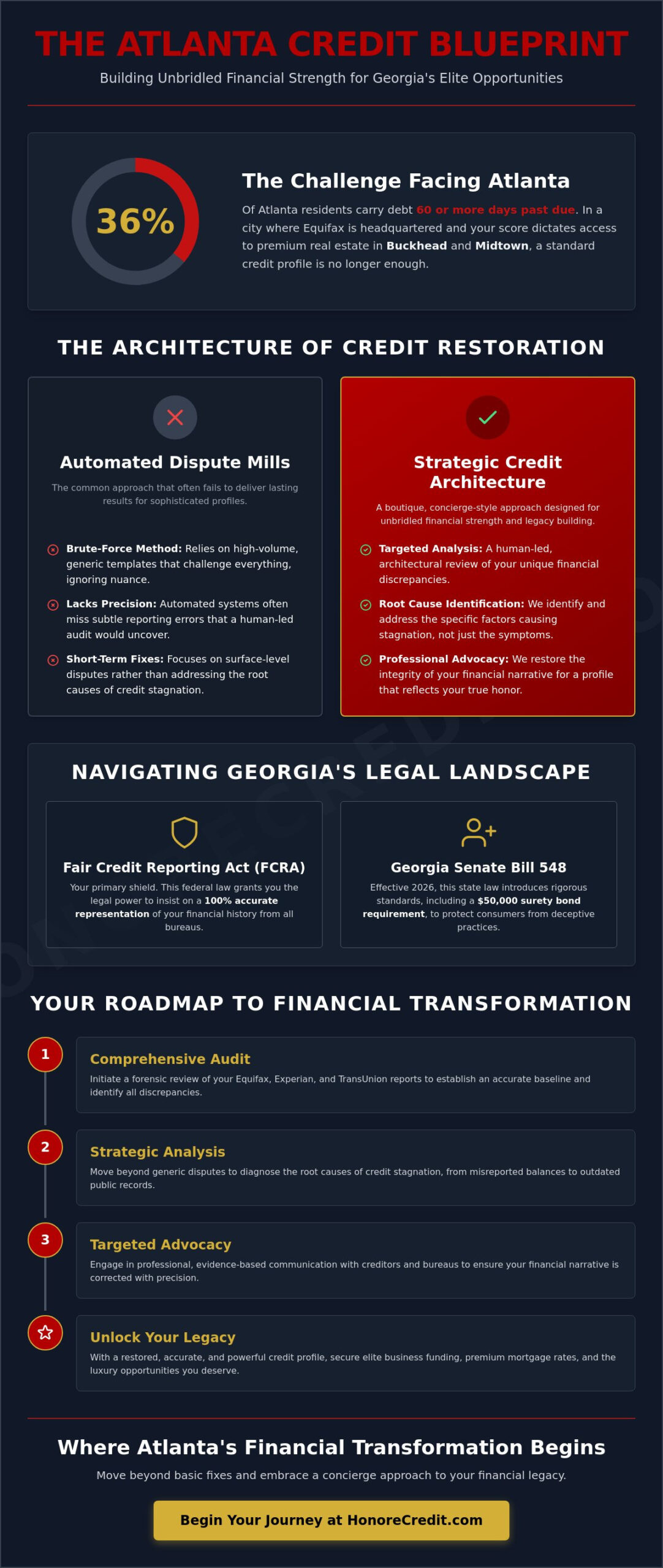Strategic Credit Repair in Atlanta: Architecting Your Financial Legacy